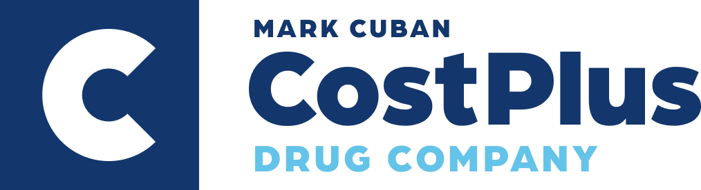 Mark Cuban cost plus drug company blue logo